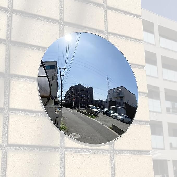 貼り付け型の凸ミラー